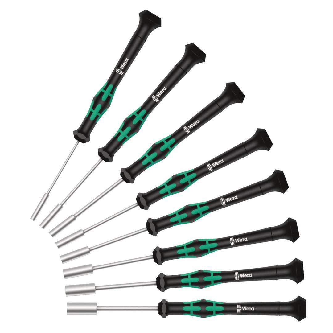 WERA 0534527001 Micro Electronics Precision SAE Nutdriver Set (8 Piece) - The Twister Group Tools product