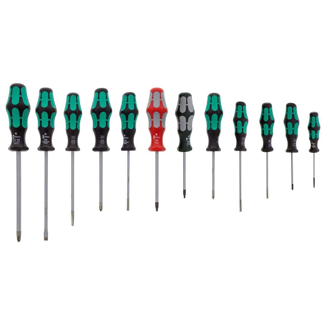 WERA 05347901001 Kraftform Plus Screwdriver Set (12-Piece Set) - High quality product image showing WERA 05347901001 Kraftform Plus Screwdriver Set (12-Piece Set) details and features