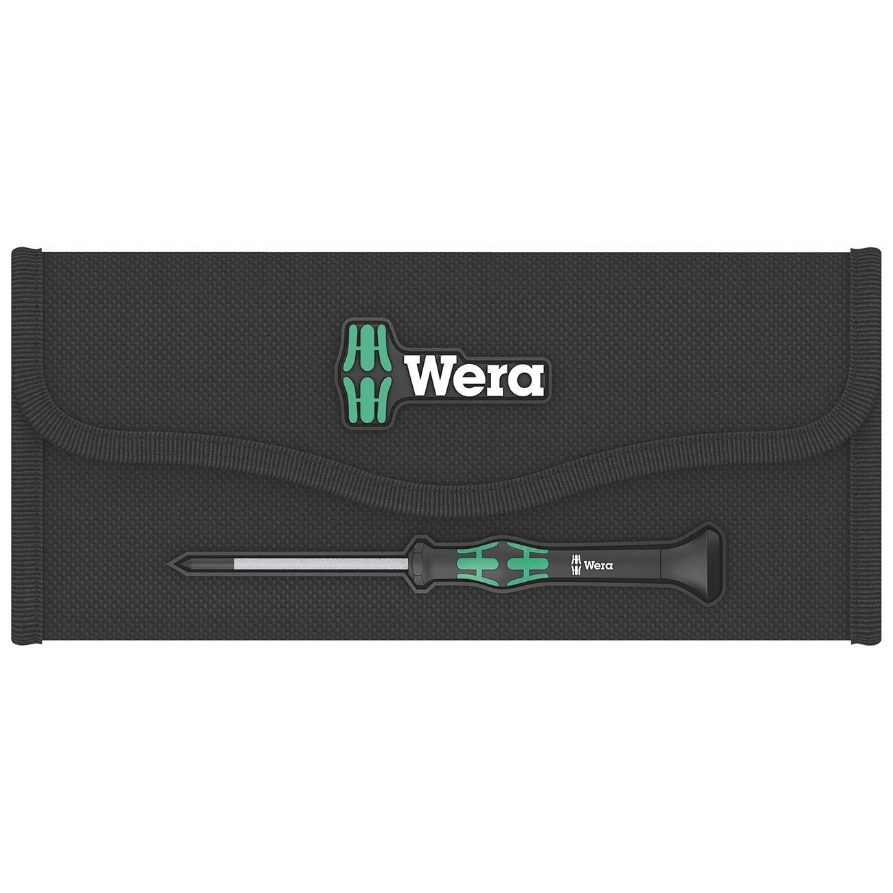 WERA 05671385001 Pouch for Precision Micro Screwdrivers - Empty Pouch (Holds 12) - High quality product image showing WERA 05671385001 Pouch for Precision Micro Screwdrivers - Empty Pouch (Holds 12) details and features