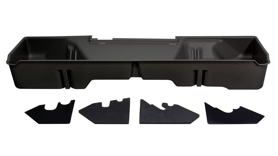 DU-HA 10045 Underseat Storage Gun Case 07-13 GMC & Chevy Ext. Cab Dark Gray - The Twister Group Tools product