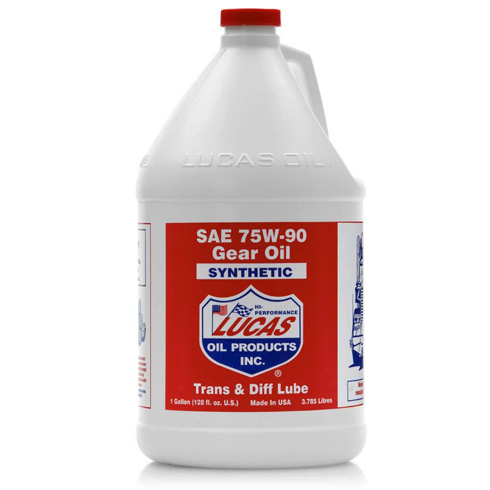 LUCAS OIL 10048 Synthetic SAE 75W-90 Trans & Diff Lube 1 Gallon - High quality product image showing LUCAS OIL 10048 Synthetic SAE 75W-90 Trans & Diff Lube 1 Gallon details and features