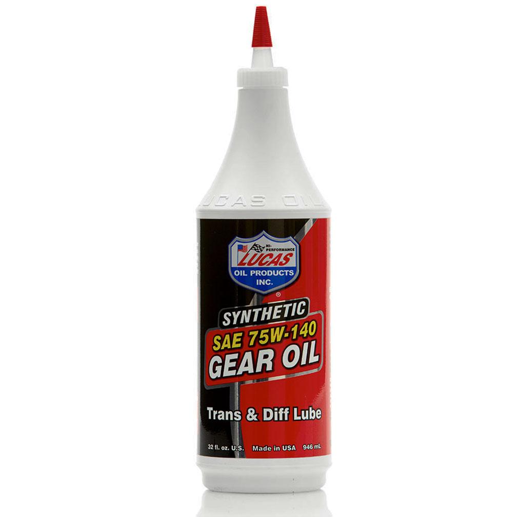 LUCAS OIL 10121 Synthetic SAE 75W-140 Trans & Diff Lube 1 Quart - High quality product image showing LUCAS OIL 10121 Synthetic SAE 75W-140 Trans & Diff Lube 1 Quart details and features