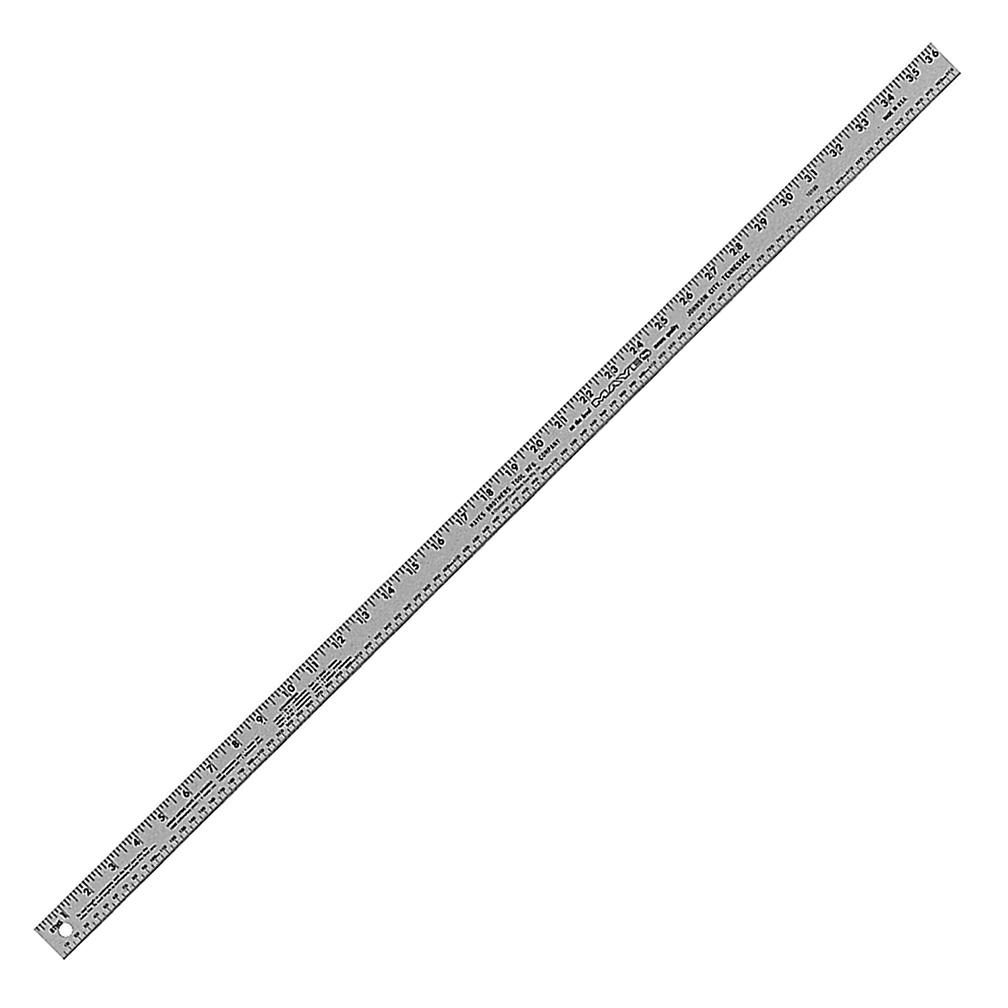MAYES 10189 36 Inch x 1 Inch Aluminum Ruler - The Twister Group Tools product