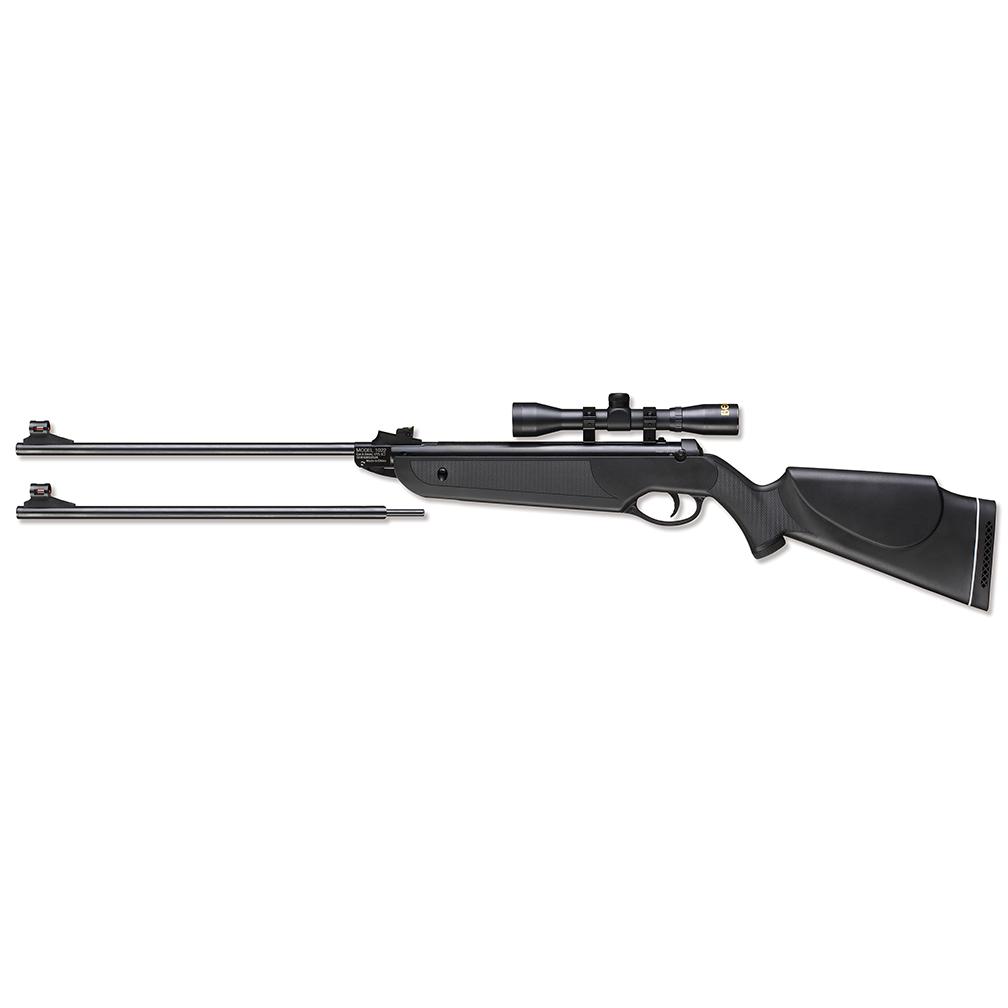 BEEMAN 1022 Black Cub 177/22 Dual Caliber Break Barrel Rifle with Black Synthetic Stock with 4x32mm Scope - The Twister Group Tools product