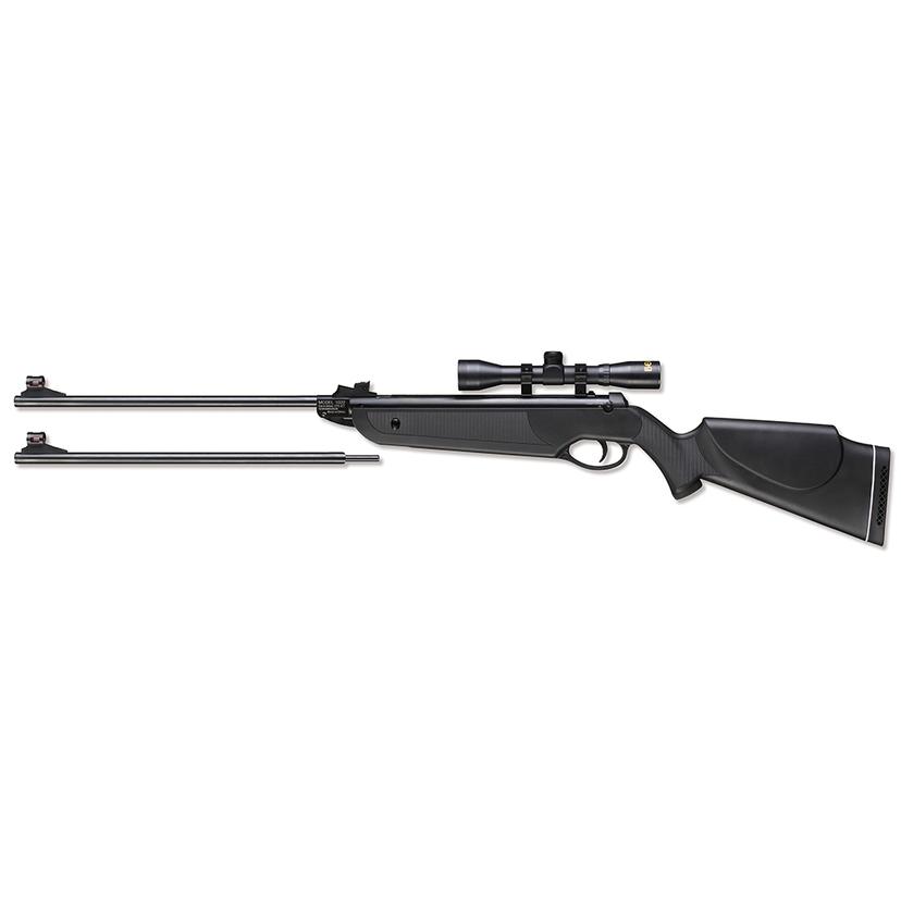 BEEMAN 1022 Black Cub 177/22 Dual Caliber Break Barrel Rifle with Black Synthetic Stock with 4x32mm Scope
