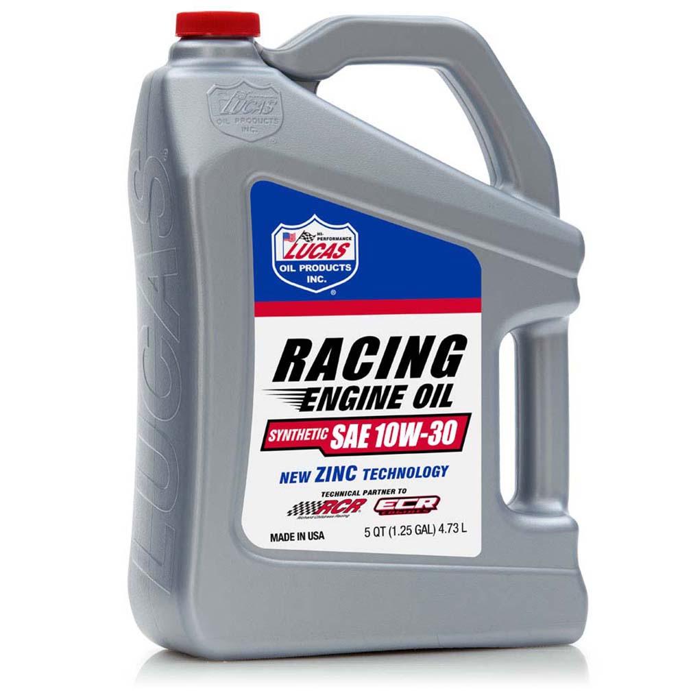 LUCAS OIL 10611 Synthetic SAE 10W-30 Racing Motor Oil 5 Quart - The Twister Group Tools product