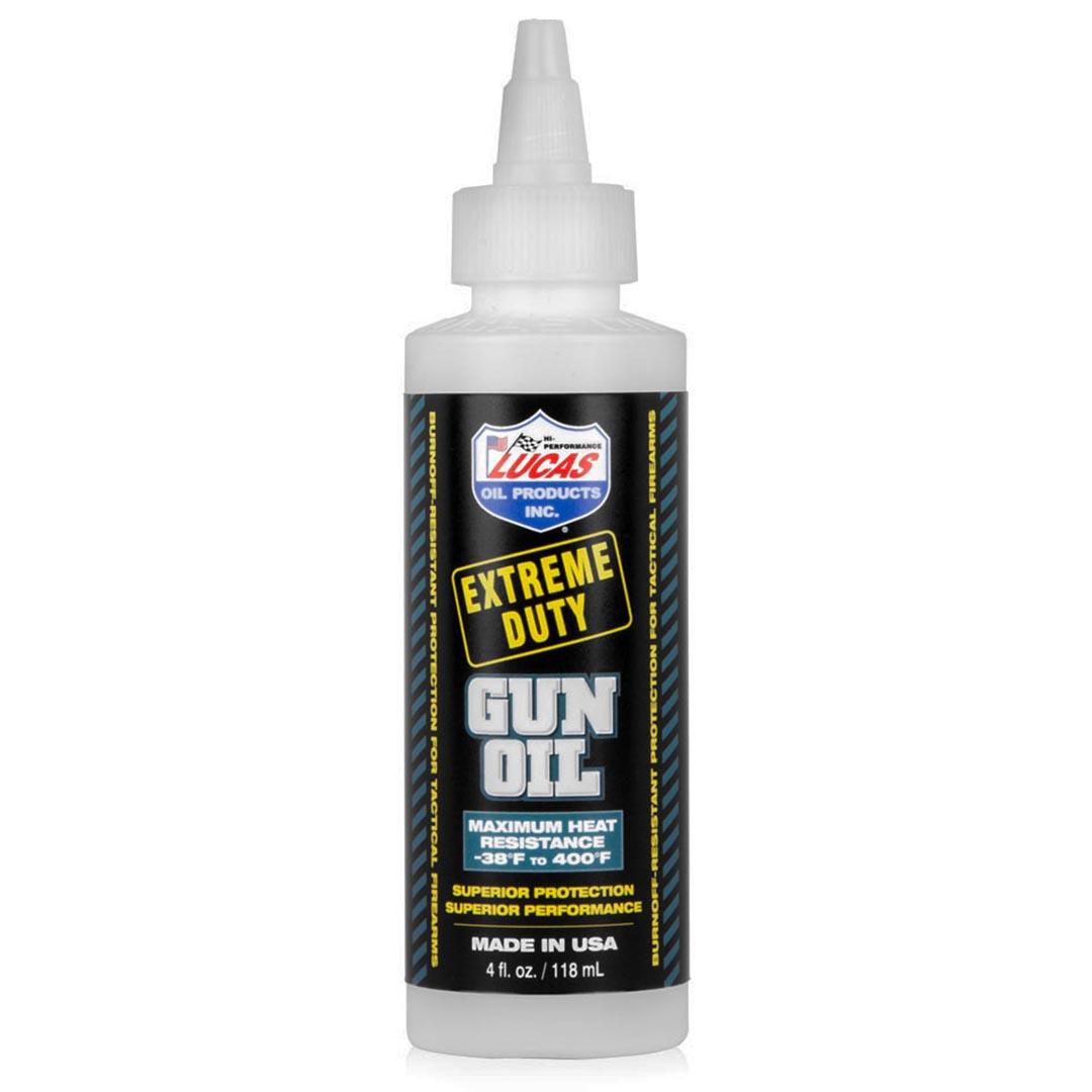 LUCAS OIL 10877 Extreme Duty Gun Oil - 4 oz Bottle - High quality product image showing LUCAS OIL 10877 Extreme Duty Gun Oil - 4 oz Bottle details and features