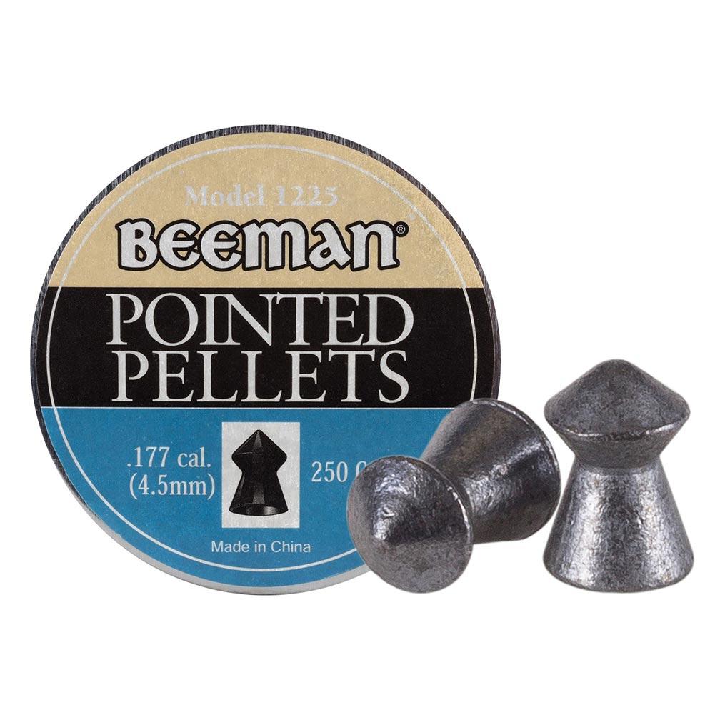 BEEMAN 1225 .177cal Pointed Pellets - 8.3 Grain (250 Count) - High quality product image showing BEEMAN 1225 .177cal Pointed Pellets - 8.3 Grain (250 Count) details and features