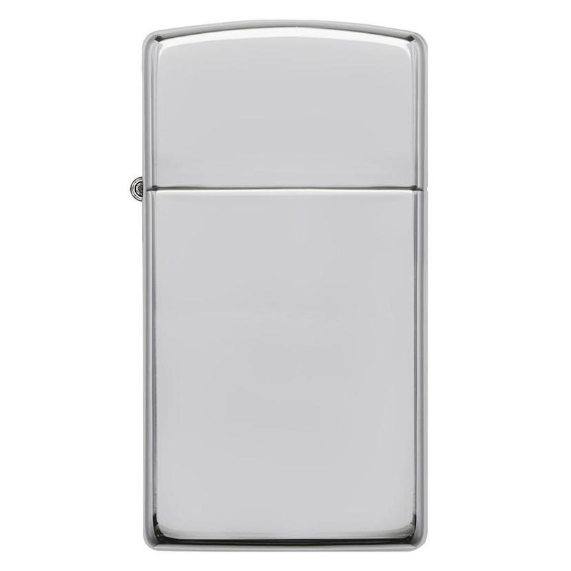 ZIPPO 1500 Windproof Lighter Slim Case High Polish Sterling Silver