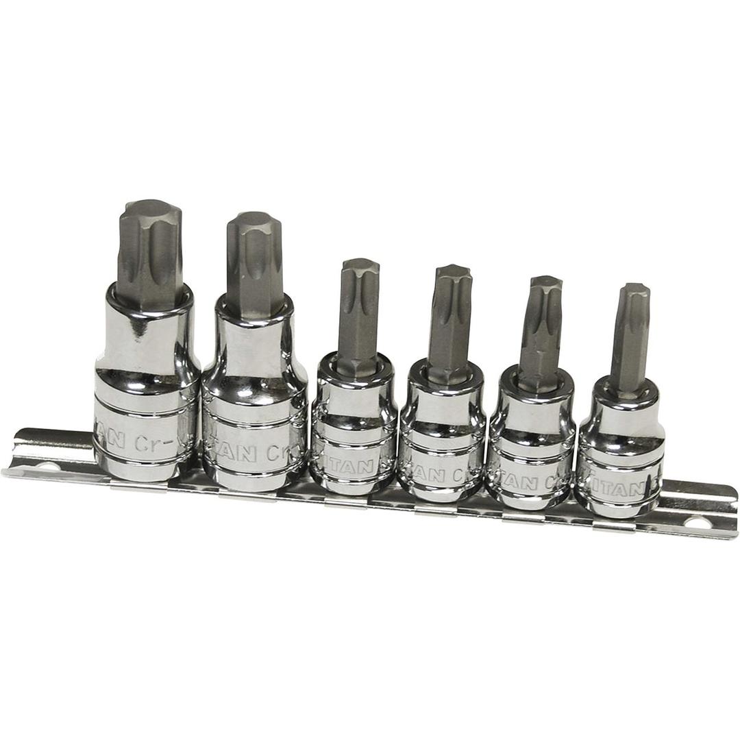 TITAN 16116 Torx Bit Socket Set (6 Piece Set) - The Twister Group Tools product