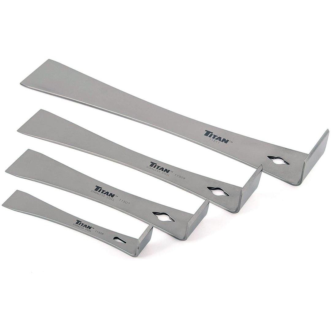 TITAN 17009 Stainless Steel Pry Bar Scraper Set (4 Piece Set) - The Twister Group Tools product