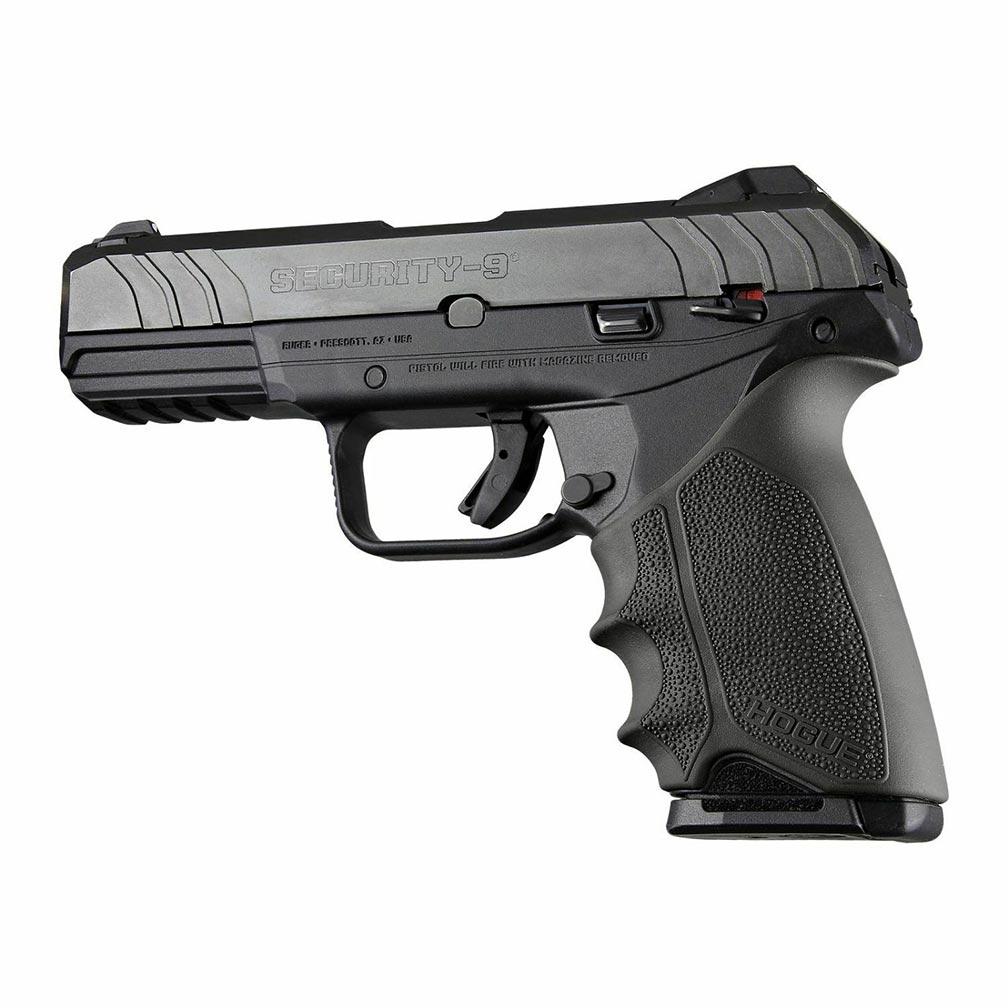 HOGUE 17700 HandAll Beavertail Grip Sleeve Ruger Security 9 Black - High quality product image showing HOGUE 17700 HandAll Beavertail Grip Sleeve Ruger Security 9 Black details and features