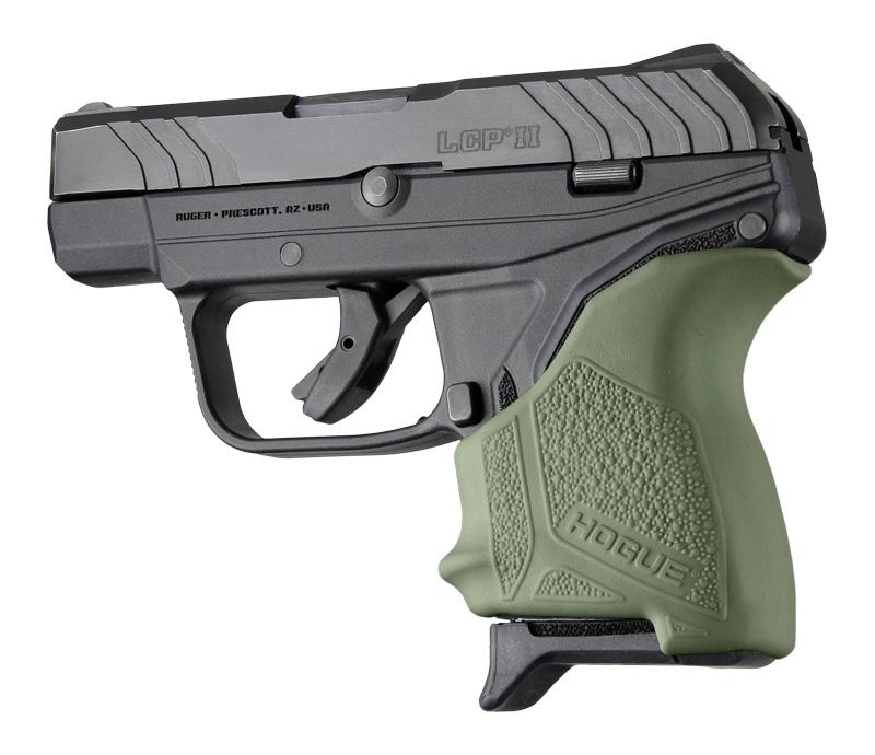 HOGUE 18121 HAll Beavertail Grip Sleeve Ruger LCP II OD Green