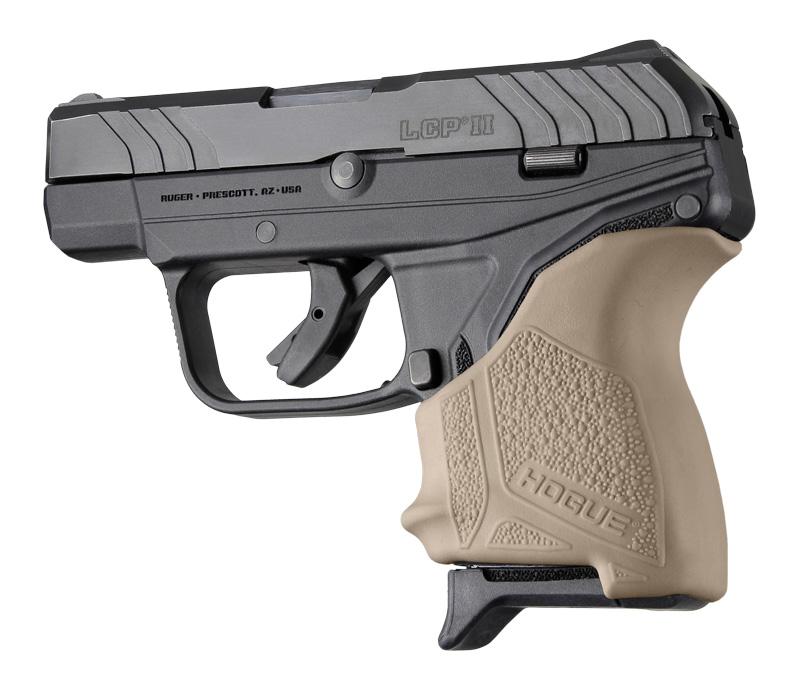 HOGUE 18123 HAll Beavertail Grip Sleeve Ruger LCP II Flat Dark Earth - High quality product image showing HOGUE 18123 HAll Beavertail Grip Sleeve Ruger LCP II Flat Dark Earth details and features
