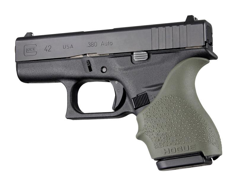 HOGUE 18201 HAll Beavertail Grip Sleeve Glock 42 43 OD Green