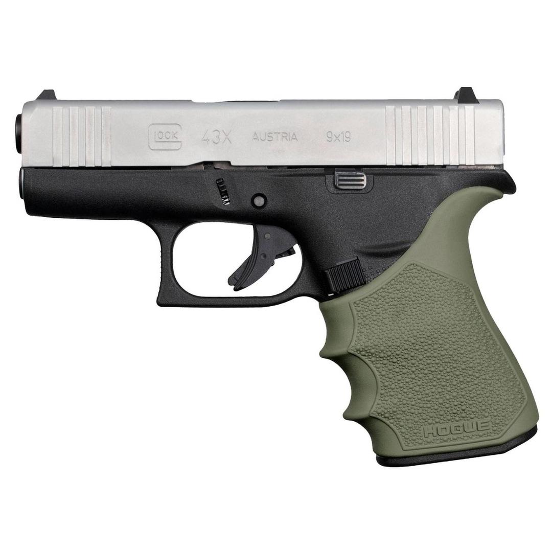 HOGUE 18211H HandALL Beavertail Grip Sleeve for GLOCK 43X 48 (OD Green) - The Twister Group Tools product
