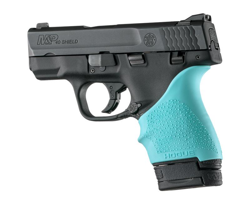 HOGUE 18404 HAll Beavertail Grip Sleeve S&W M&P Shield Ruger LC9 Aqua - The Twister Group Tools product