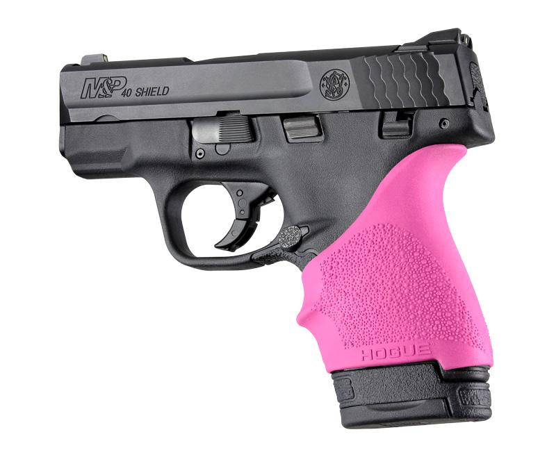 HOGUE 18407 HAll Beavertail Grip Sleeve S&W M&P Shield Ruger LC9 Pink - High quality product image showing HOGUE 18407 HAll Beavertail Grip Sleeve S&W M&P Shield Ruger LC9 Pink details and features