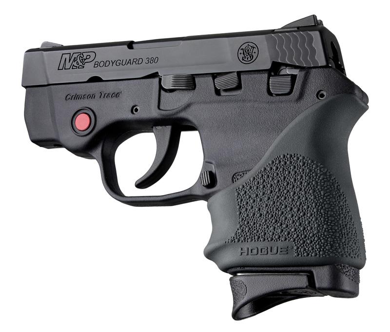 HOGUE 18500 HAll Beavertail Grip Sleeve S&W Bodyguard 380 Taurus TCP Spectrum Black - High quality product image showing HOGUE 18500 HAll Beavertail Grip Sleeve S&W Bodyguard 380 Taurus TCP Spectrum Black details and features