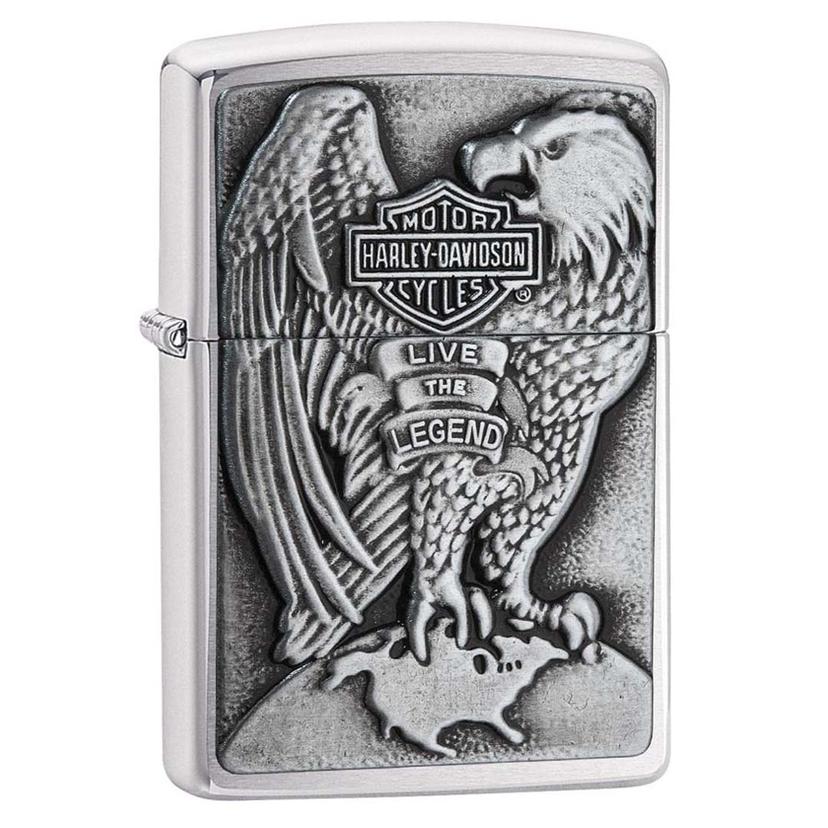 ZIPPO 200HD H231 Windproof Lighter Harley-Davidson Eagle Wings Live the Legend