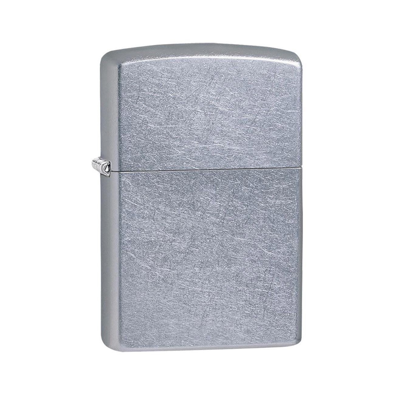 ZIPPO 207 Windproof Lighter - Street Chrome - Box - High quality product image showing ZIPPO 207 Windproof Lighter - Street Chrome - Box details and features