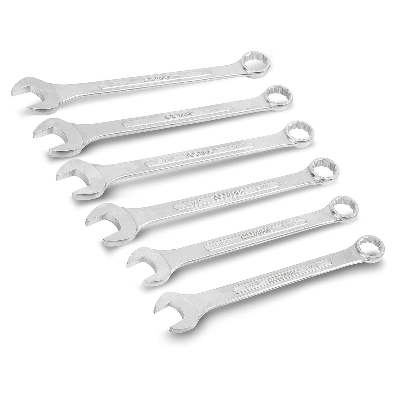 OEM TOOLS 22100 6 Pc. SAE Jumbo Wrench Set - High quality product image showing OEM TOOLS 22100 6 Pc. SAE Jumbo Wrench Set details and features
