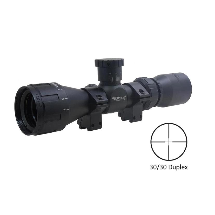 BSA 2227X32AOCWRTB Optics 22-27X32AOCWRTB Sweet 22 AO Compact 2X-7X 32mm Rifle Scope