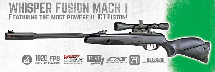 GAMO 6110063254 Whisper Fusion Mach 1 Air Rifle .177