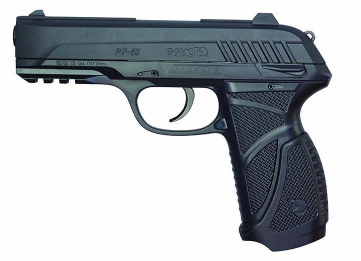 GAMO 611138254 Pt-85 Blowback .177 Cal. Pellet Pistol Clampack