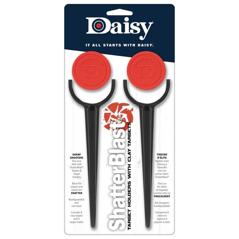 DAISY 872 Shatterblast 4 Target Stakes And 8 Breakable Target Disks