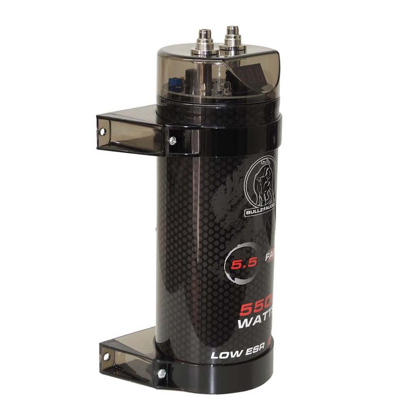 XSCORPION BCAP5.5 Bullz Audio 5.5 Farad Capacitor With Digital Voltage Display