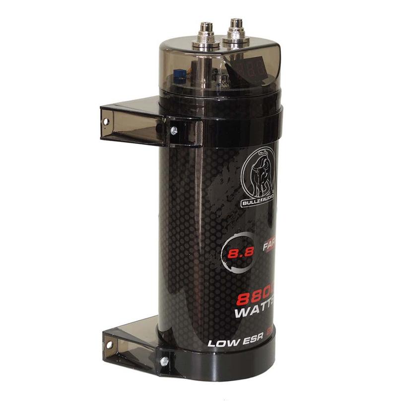 XSCORPION BCAP8.8 Bullz Audio 8.8 Farad Capacitor With Digital Voltage Display