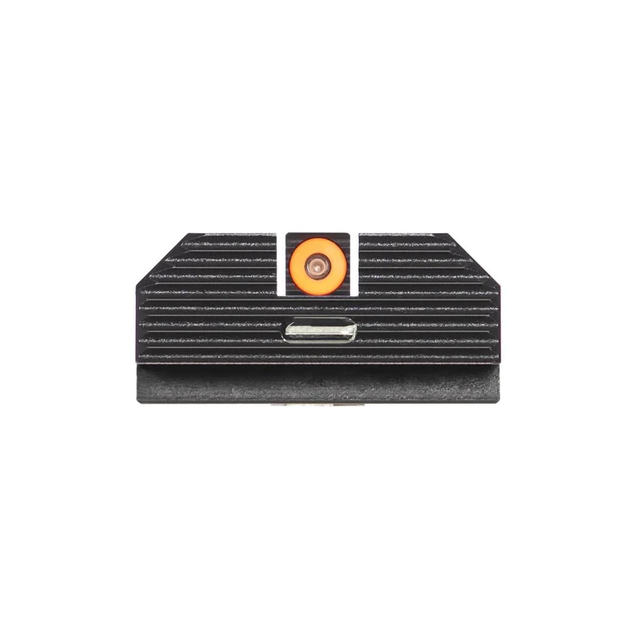NIGHT FISION GLK003010GXG Costa Ludus Night Sight Set Glock 42/43/43x/43x MOS Orange Front Ring/Rear Green Bar - High quality product image showing NIGHT FISION GLK003010GXG Costa Ludus Night Sight Set Glock 42/43/43x/43x MOS Orange Front Ring/Rear Green Bar details and features