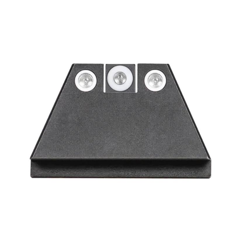 NIGHT FISION GLK004003WGWG Suppressor Height Tritium Night Sights for Most Glocks - White Tritium Front Ring/Triti