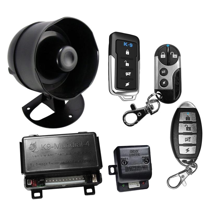 OMEGA / EXCALIBUR MUNDIAL-6 K-9 Car Alarm with Keyless Entry - Includes 3 Different Transmitter Designs