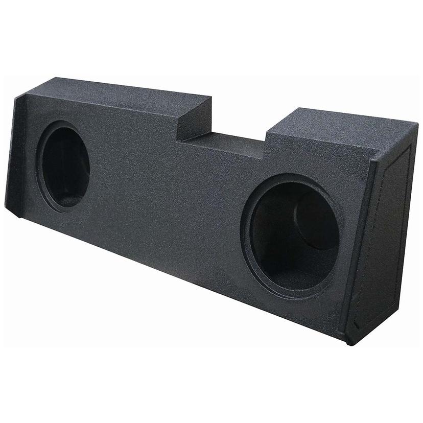 QPOWER QB GMC 10 2019 DUAL 10 INCH SEALED WOOFER BOX FOR 2019-2021 GM CREW & DOUBLE CAB