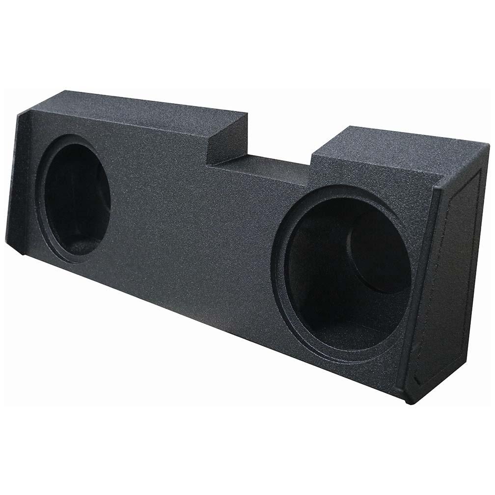 QPOWER QB GMC 12 2019 DUAL 12 INCH SEALED WOOFER BOX FOR 2019-2021 GM CREW & DOUBLE CAB - High quality product image showing QPOWER QB GMC 12 2019 DUAL 12 INCH SEALED WOOFER BOX FOR 2019-2021 GM CREW & DOUBLE CAB details and features