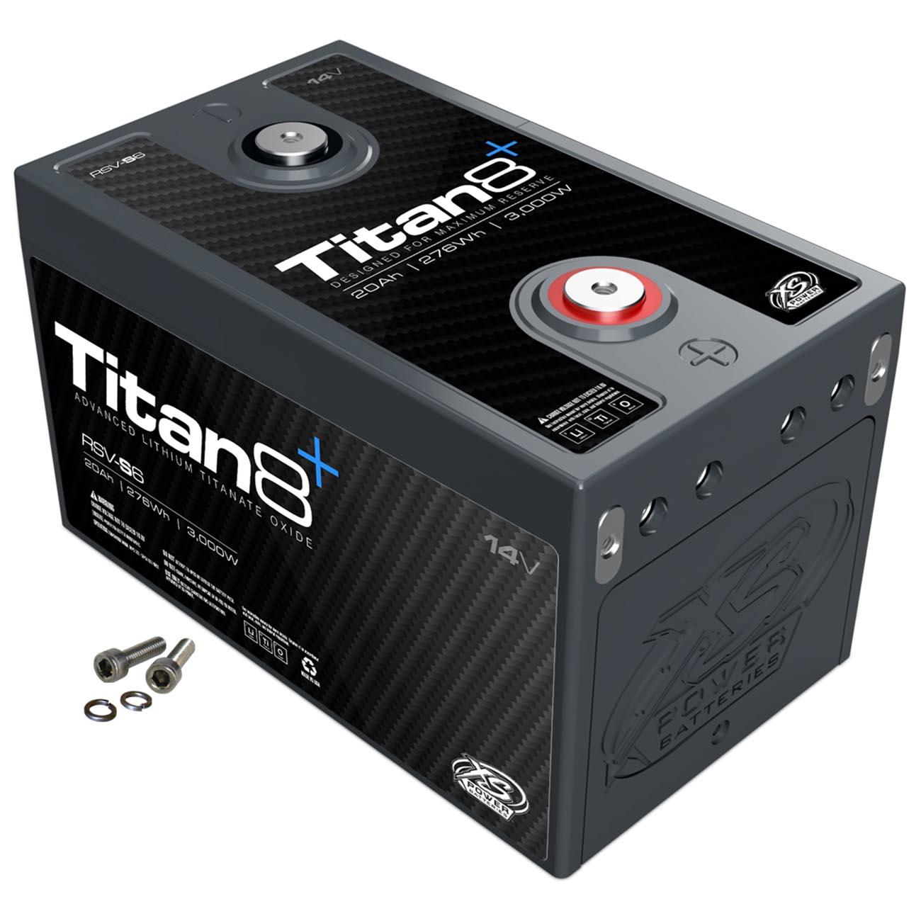 XS POWER RSVS6 Titan 8 Lithium Titanate Oxide Battery - 14V - High quality product image showing XS POWER RSVS6 Titan 8 Lithium Titanate Oxide Battery - 14V details and features