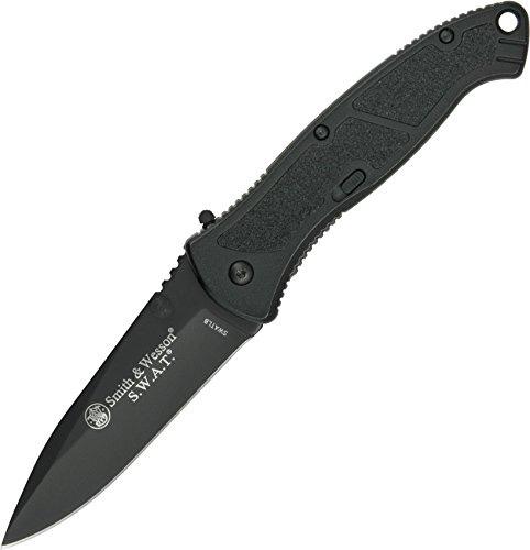 SMITH & WESSON SWATLB Large S.W.A.T. 8.5in S.S. Assisted Opening Knife - High quality product image showing SMITH & WESSON SWATLB Large S.W.A.T. 8.5in S.S. Assisted Opening Knife details and features