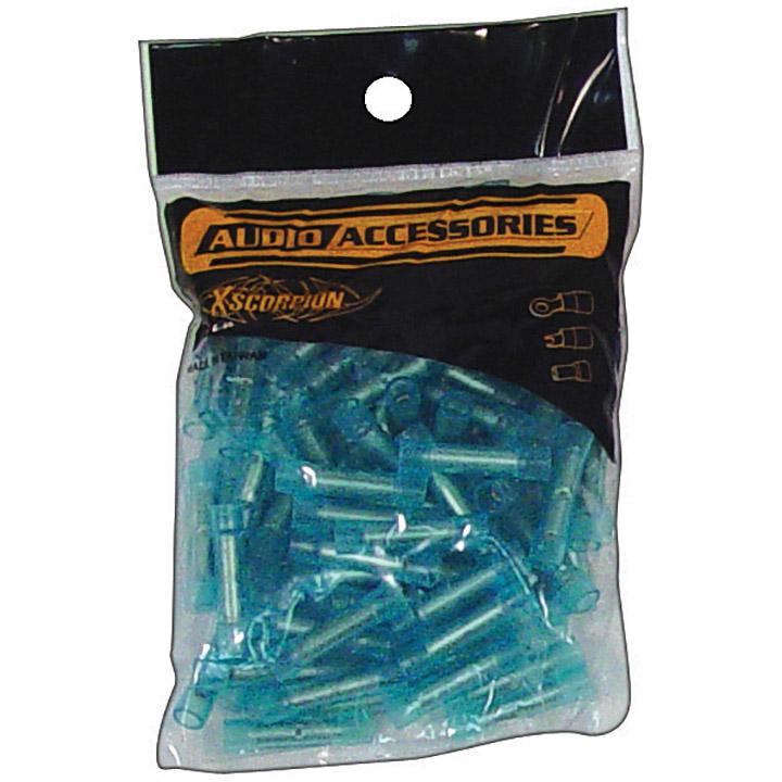 XSCORPION BC1614NB Butt Connectors 14-16ga. 100 Pc Blue - High quality product image showing XSCORPION BC1614NB Butt Connectors 14-16ga. 100 Pc Blue details and features