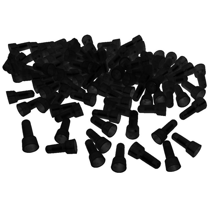 XSCORPION BCC1614.1 Crimp Caps 14-16ga. 1000 Pcs Black - High quality product image showing XSCORPION BCC1614.1 Crimp Caps 14-16ga. 1000 Pcs Black details and features