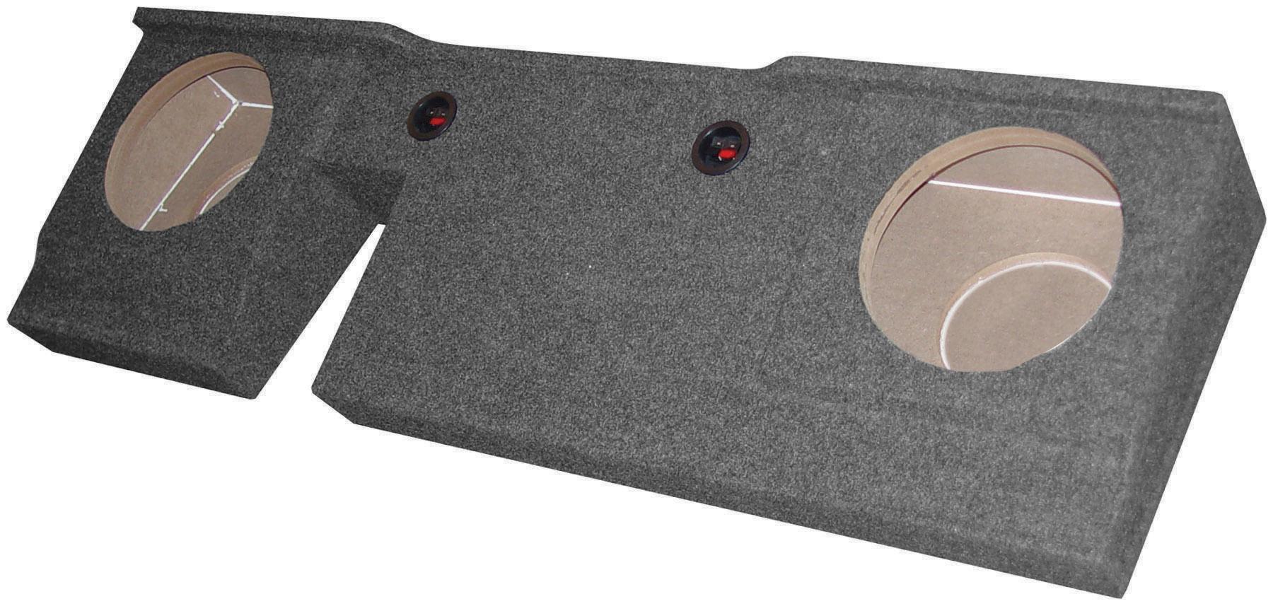 QPOWER BQFORD102004 Empty Woofer Box Ford X-cab 2004 - 2008 Dual 10 INCH - High quality product image showing QPOWER BQFORD102004 Empty Woofer Box Ford X-cab 2004 - 2008 Dual 10 INCH details and features