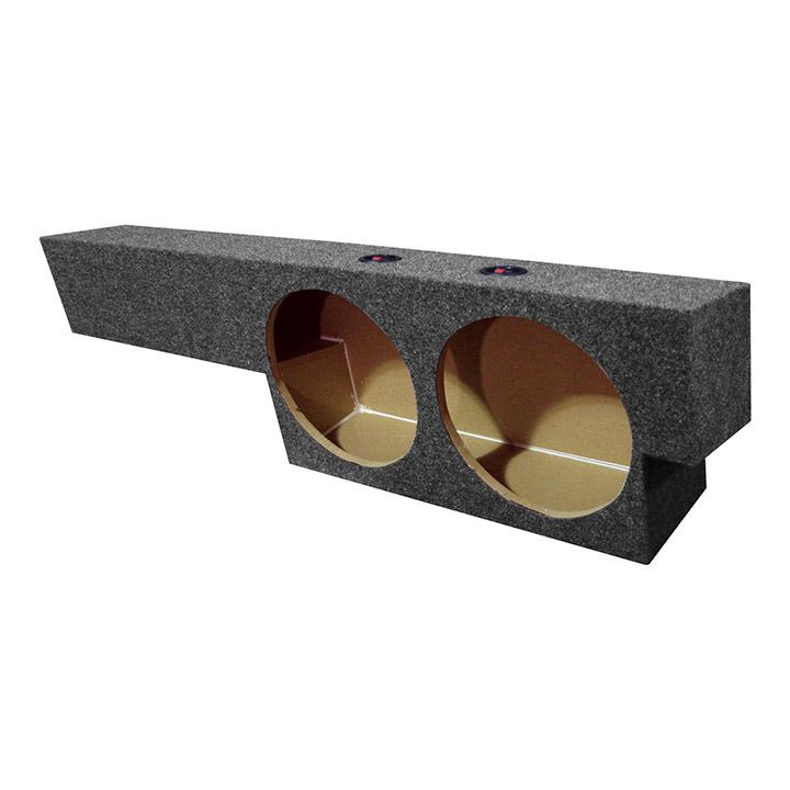 QPOWER FORD10 SC NEW Empty Woofer Box Ford Supercab 00-03 Dual 10 INCH Under Seat Upfire