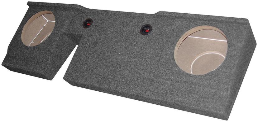 QPOWER BQFORD122004 Empty Woofer Box Ford X-cab 2004 - 2008 Dual 12 INCH