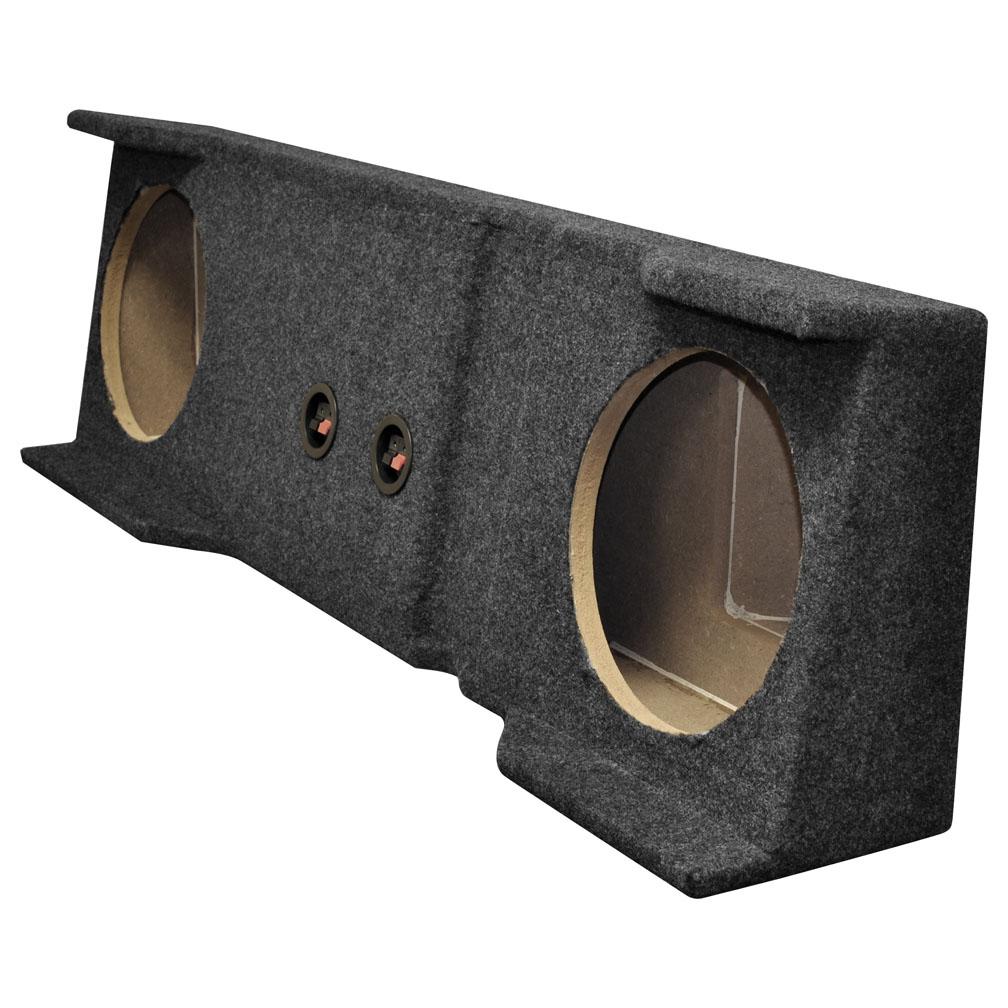 QPOWER BQGMC102001HD Dual 10 INCH Chevy/gmc Crew Cab Empty Woofer Box 01-07 1500/2500/3500 Hd - High quality product image showing QPOWER BQGMC102001HD Dual 10 INCH Chevy/gmc Crew Cab Empty Woofer Box 01-07 1500/2500/3500 Hd details and features