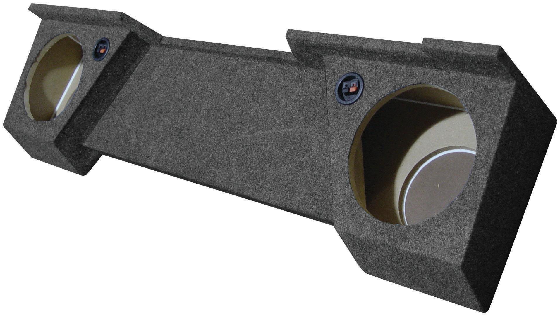 QPOWER BQGMC102007HT Empty Woofer Box Dual 10 INCH For Gmc Xcab 07-13 High Transmission - High quality product image showing QPOWER BQGMC102007HT Empty Woofer Box Dual 10 INCH For Gmc Xcab 07-13 High Transmission details and features