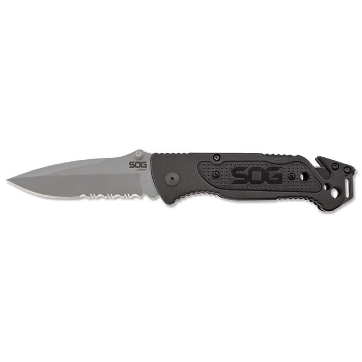 SOG FF24-CP Escape - Bead Blasted Folding Knife - High quality product image showing SOG FF24-CP Escape - Bead Blasted Folding Knife details and features