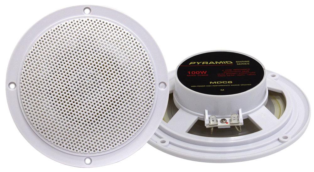 PYRAMID MDC6 Marine Speaker 5.25 INCH Dual Cone - High quality product image showing PYRAMID MDC6 Marine Speaker 5.25 INCH Dual Cone details and features