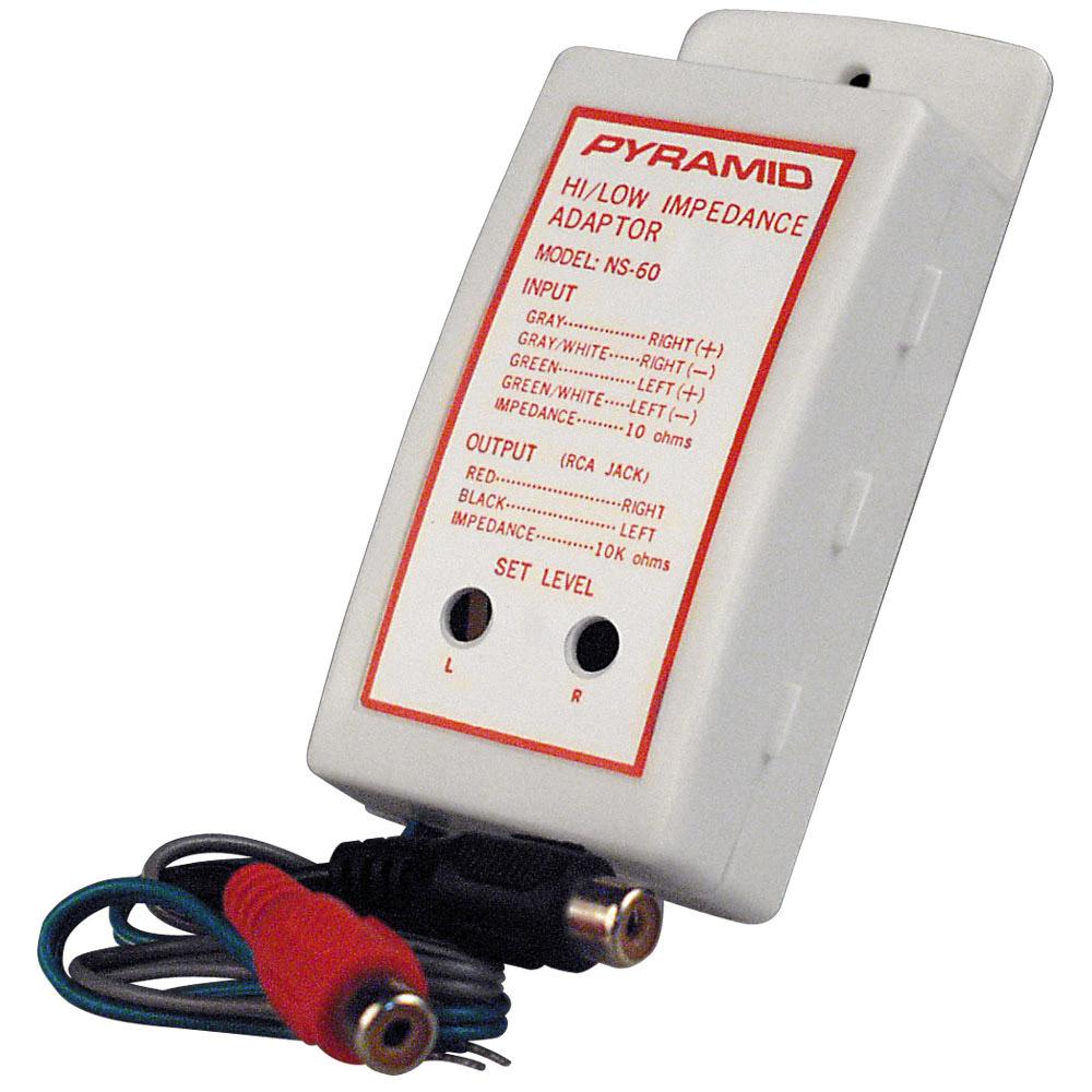 PYRAMID NS60 Rca Line Level Convertor By Tenna - High quality product image showing PYRAMID NS60 Rca Line Level Convertor By Tenna details and features