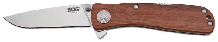 SOG TWI17-CP Twitch Ii - Wood Handle Folding Knife - High quality product image showing SOG TWI17-CP Twitch Ii - Wood Handle Folding Knife details and features